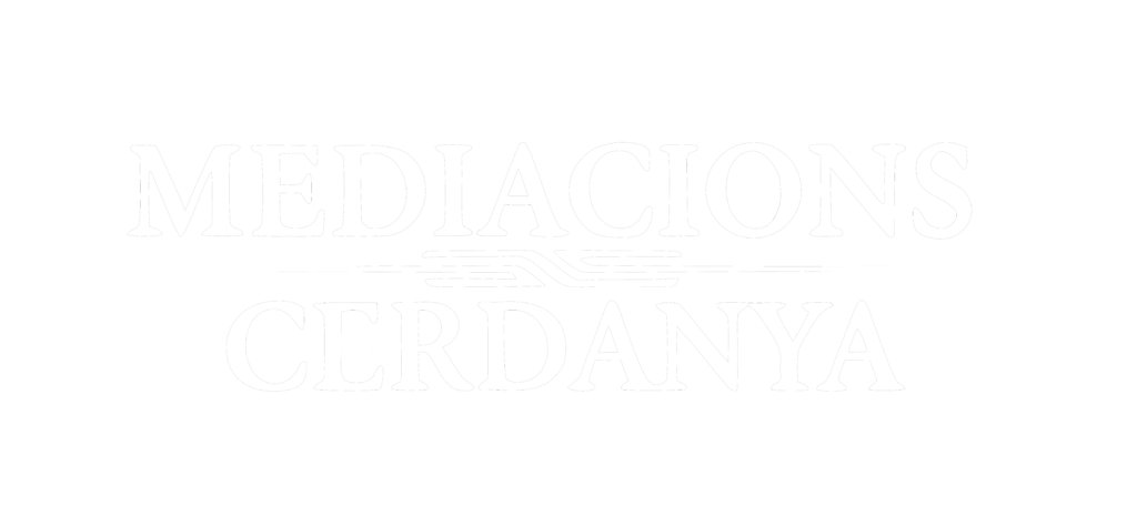 Logo Mediacions Cerdanya blanco